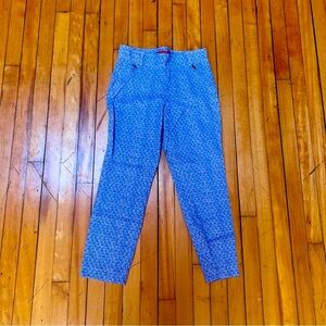 Anthropologie Blue Trousers Elegant Style